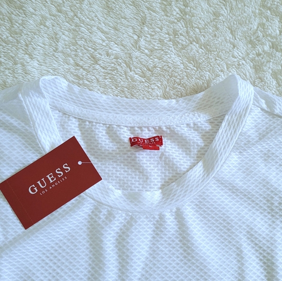 Guess❓Teresa Mesh Logo Tee👕 - NWT - Picture 4 of 14